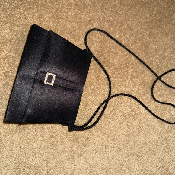 Sasha Vintage Black Clutch or Crossbody Evening Bag - Picture 3 of 4